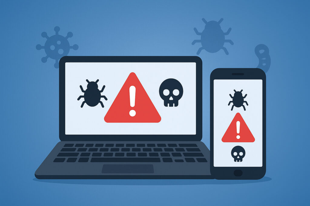 Common Malware Types Targeting Laptops and Smartphones