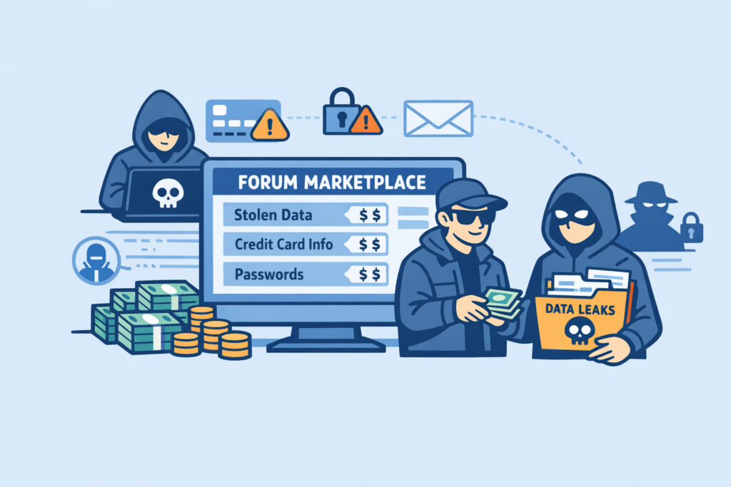 Forum Marketplaces: Where Stolen Data Gets Sold First